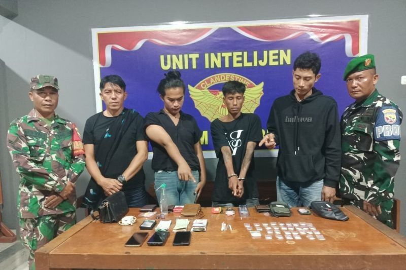 Tiga Tersangka Kasus Narkoba Berhasil Ditangkap Kodim 1608/Bima