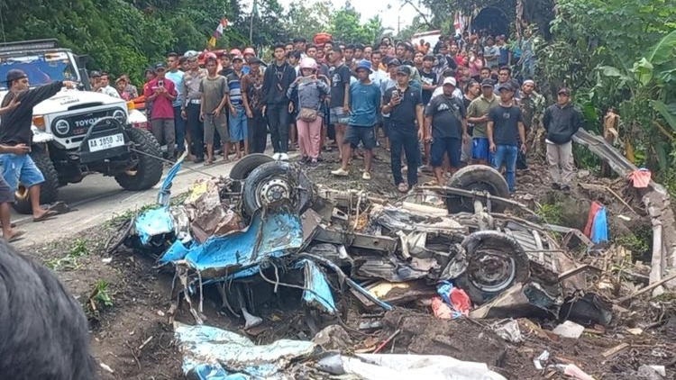 Kecelakaan di Jalan Raya Purworejo-Magelang, 11 Orang Tewas