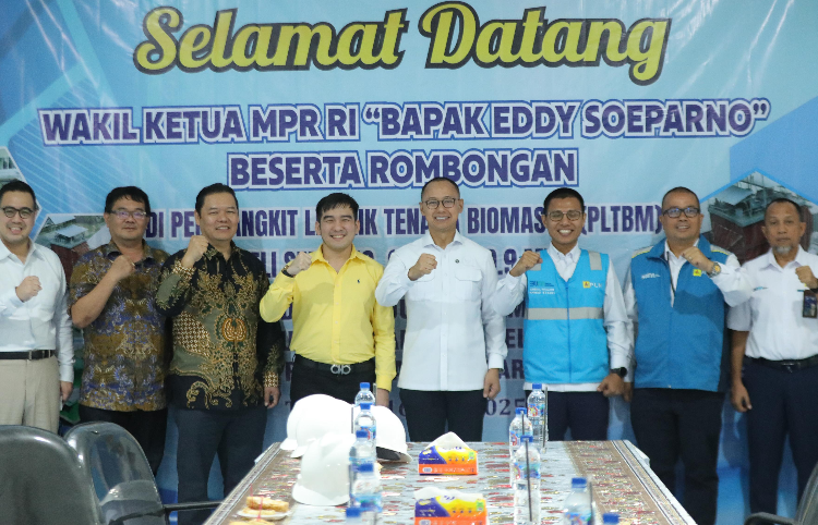 Tinjau PLTBm Sumut, Eddy Soeparno Dorong Swasta Investasi Pembangkit Energi Terbarukan