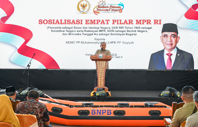 Ketua MPR Apresiasi Muhammadiyah Selalu Tanggap dalam Penanggulangan Bencana