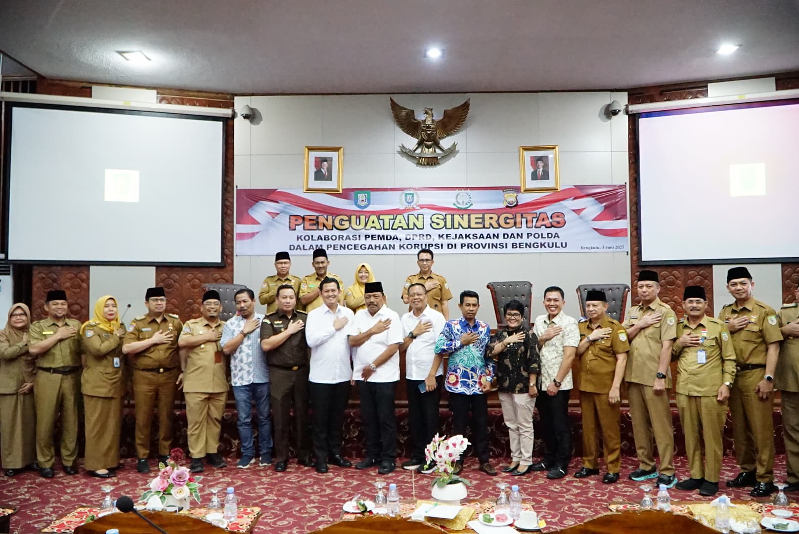 Komitmen Pemprov Bengkulu Wujudkan Pemerintahan Bersih Tanpa Korupsi