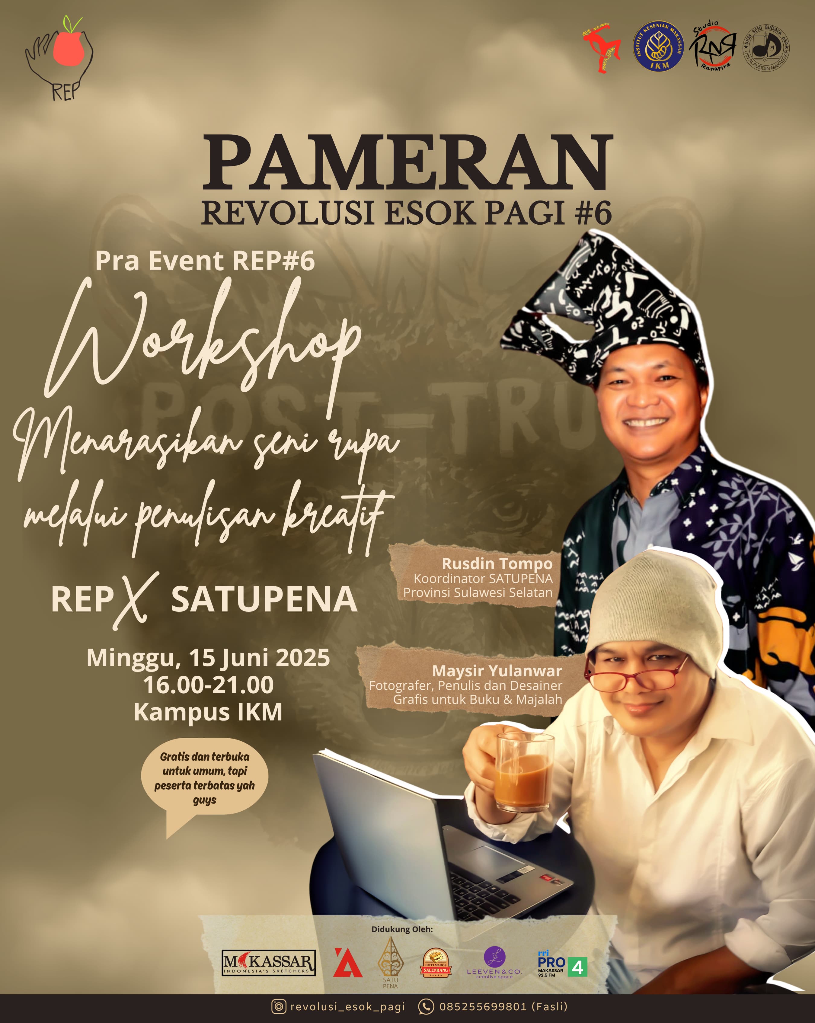 Pameran Seni Rupa REVOLUSI ESOK PAGI Akan Kembali Digelar