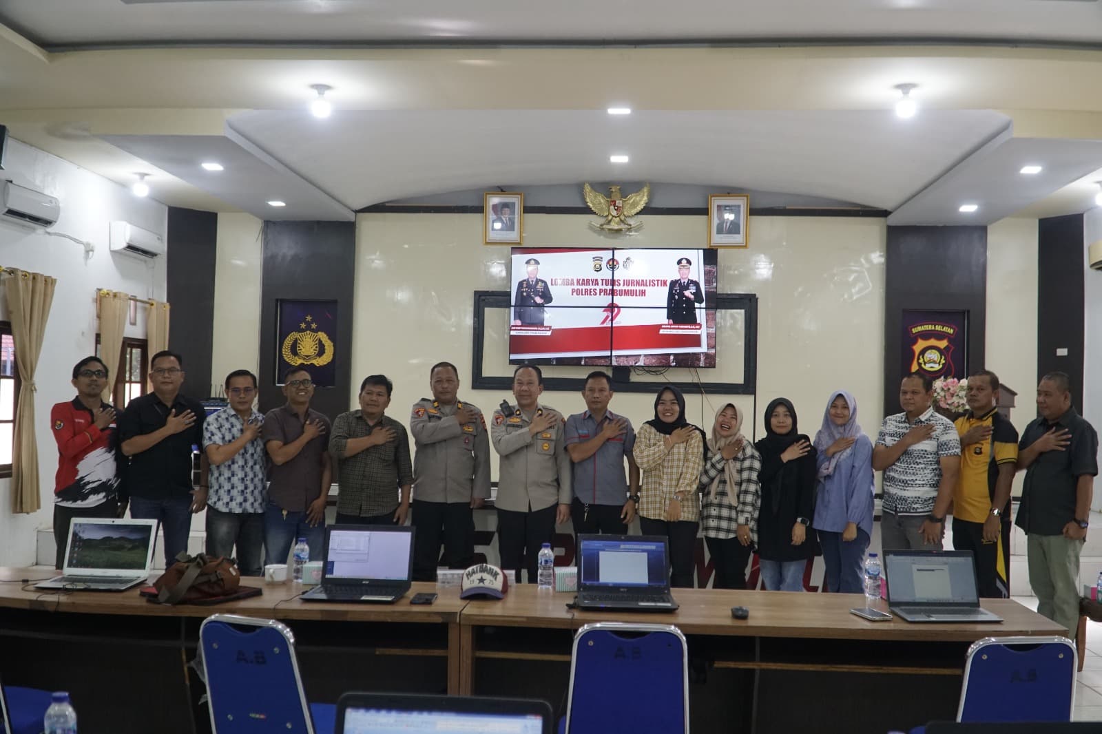 HUT Bhayangkara ke-79, Polres Prabumulih Gelar Lomba Jurnalistik