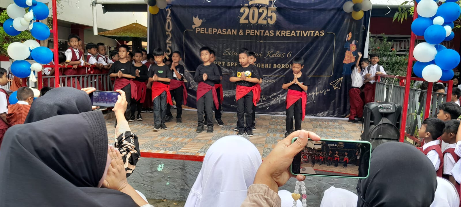 Pentas Seni P5, Murid-Murid SD Negeri Borong Makassar Tampilkan Tari Paijo dan Tari Velocity Bocil Kece