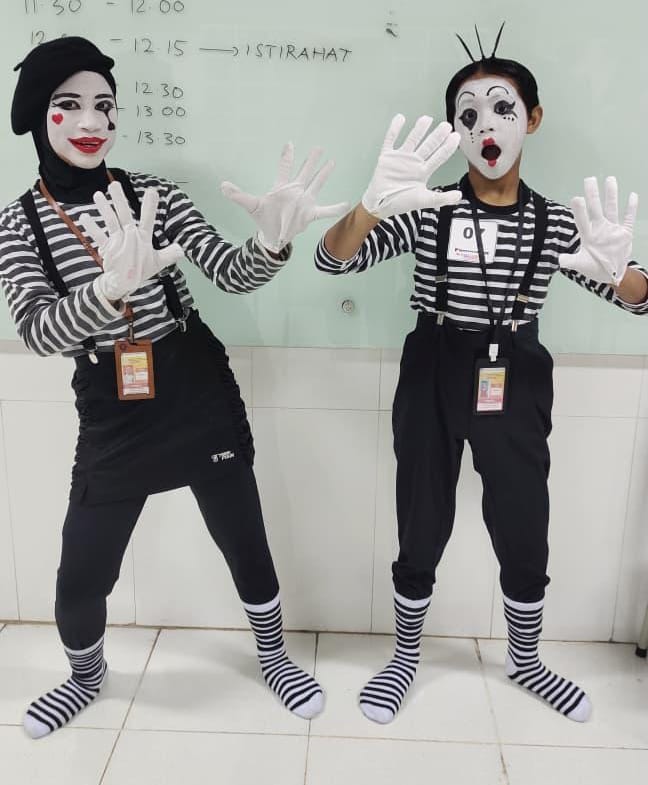 Syafa dan Zafran Juara I Pantomim FLS3N 2025 Tingkat Kota Makassar