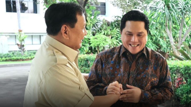 Ada Apa Erick Harap Prabowo ke GBK?