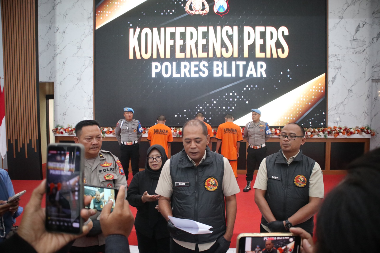 Sat Reskrim Polres Blitar Amankan 9 Pelaku Pengeroyokan "6 Anak Bawah Umur"