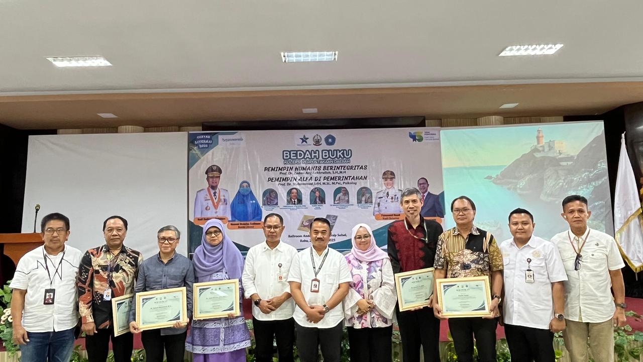 Dispusarsip Provinsi Sulawesi Selatan Gelar Bedah Buku Tema Kepemimpinan Karya Prof Muhammad Jufri
