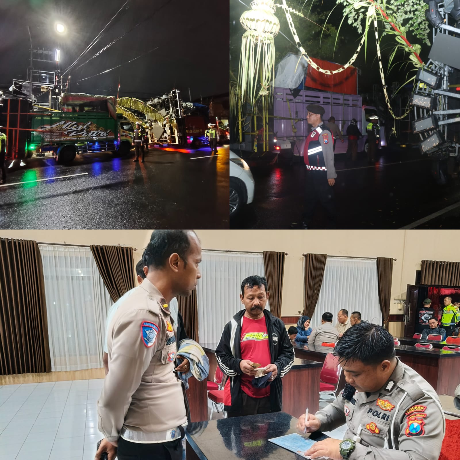 Tak Berijin, Nekat Karnaval Puluhan Truck Sound Horeg' di Desa Kedawung Diamankan Polisi