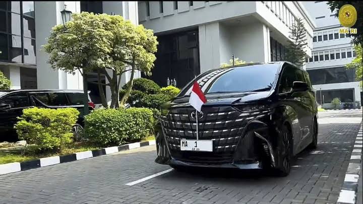 Pelat Mobil Dinas Ketua MA Diubah Jadi MA 1