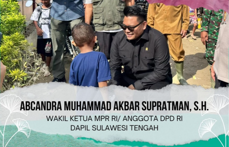 Wakil Ketua MPR RI Akbar Supratman Bantu Anak Yatim Piatu dan Penderita Gizi Buruk di Tolitoli