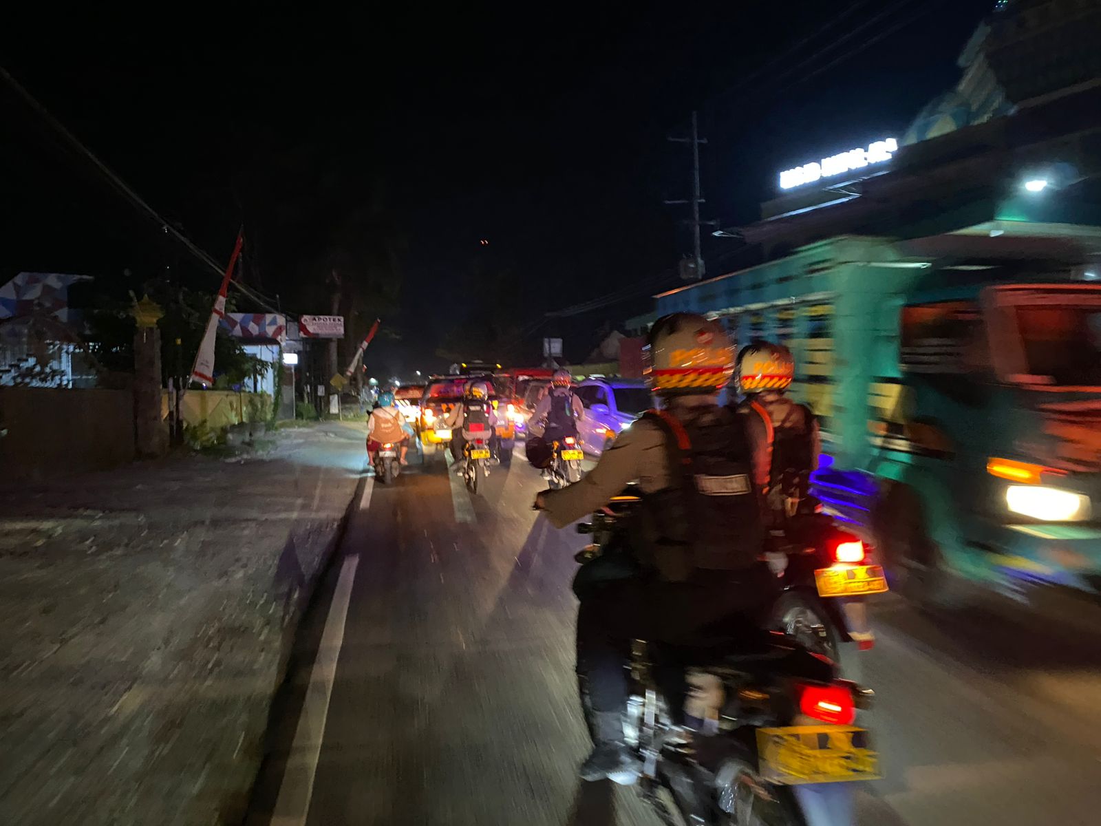 Kapolres Blitar Kota dan Forkopimda Gelar Patroli Skala Besar Jaga Kondusifitas Wilayah