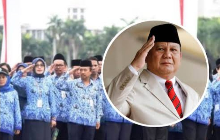 Presiden Prabowo Naikkan Gaji PNS hingga TNI-Polri