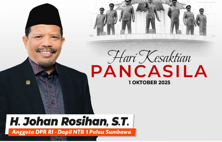 H. Johan Rosihan: Hari Kesaktian Pancasila Momentum Meneguhkan Persatuan dan Keteguhan Bangsa