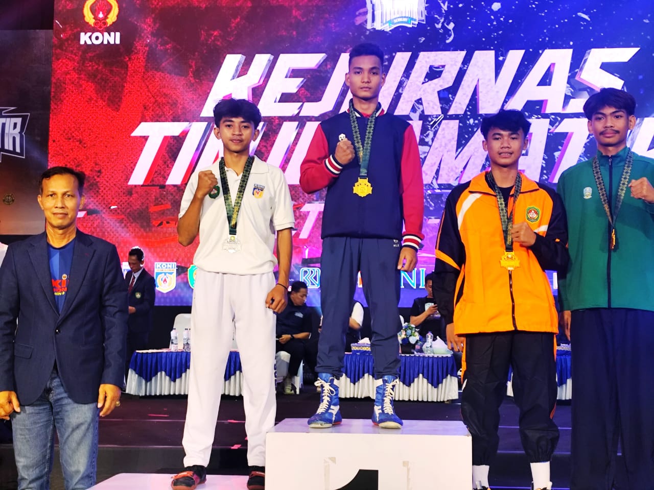 Petinju Asal Pelalawan Raih Medali Emas Kejurnas Tinju Amatir di kota Palu