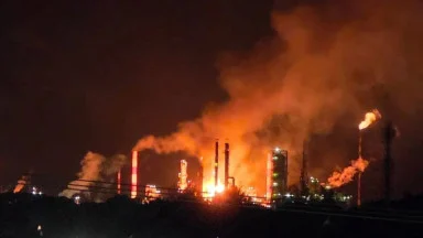 Kilang Minyak Dumai Kebakaran