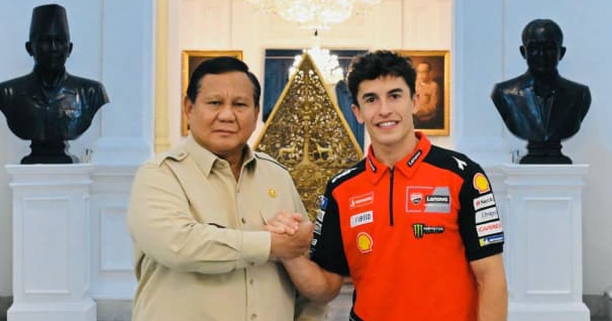 Presiden Prabowo Jamu Pembalap MotoGP Marc Marquez jelang Motogp Mandalika