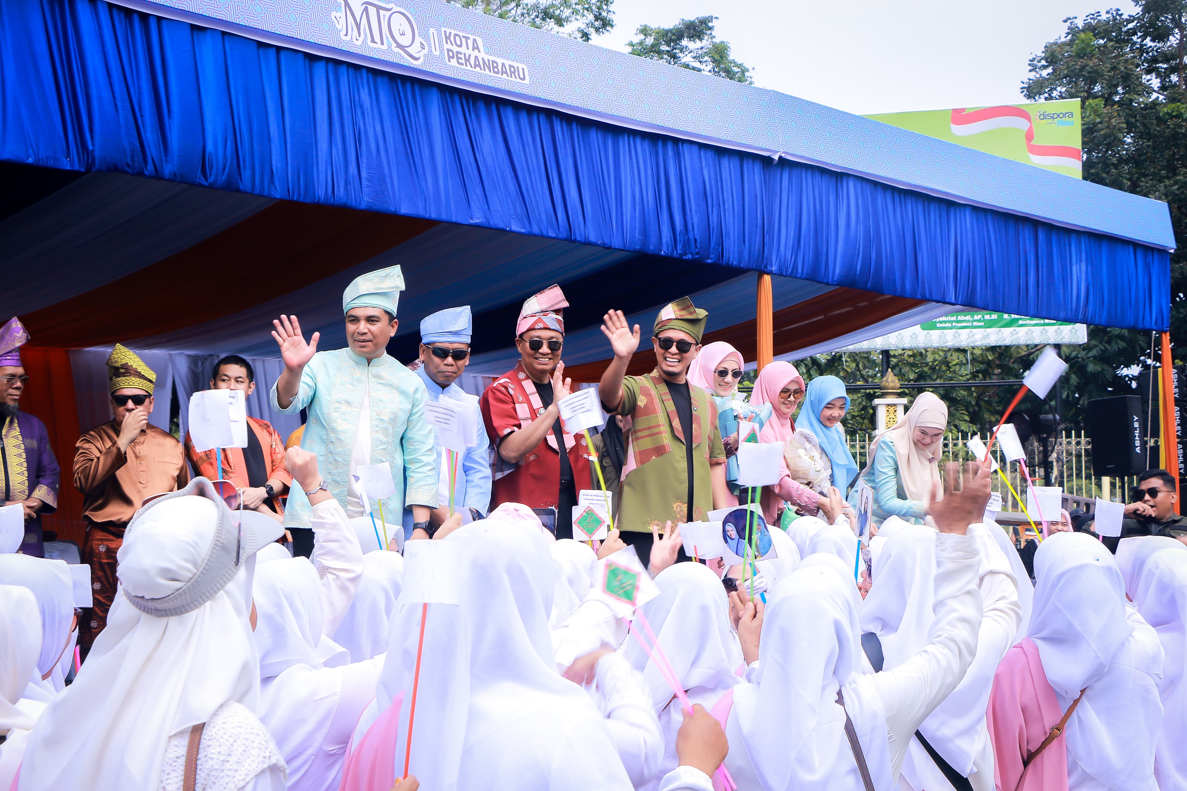 Hujan Tak Surutkan Semangat, MTQ ke-57 Pekanbaru Berlangsung Meriah