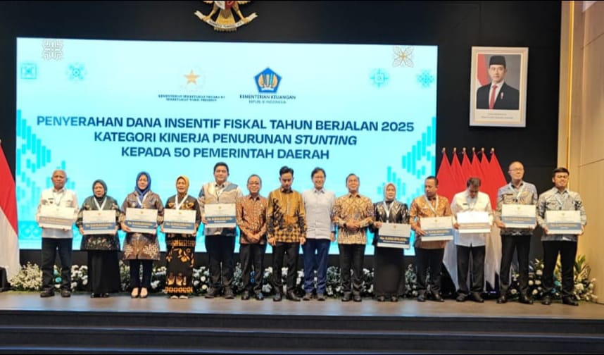 Wali Kota Syauqul Muhibbin Terima Anugerah dari Pemerintah Pusat Tekan Stunting 11,4 Persen