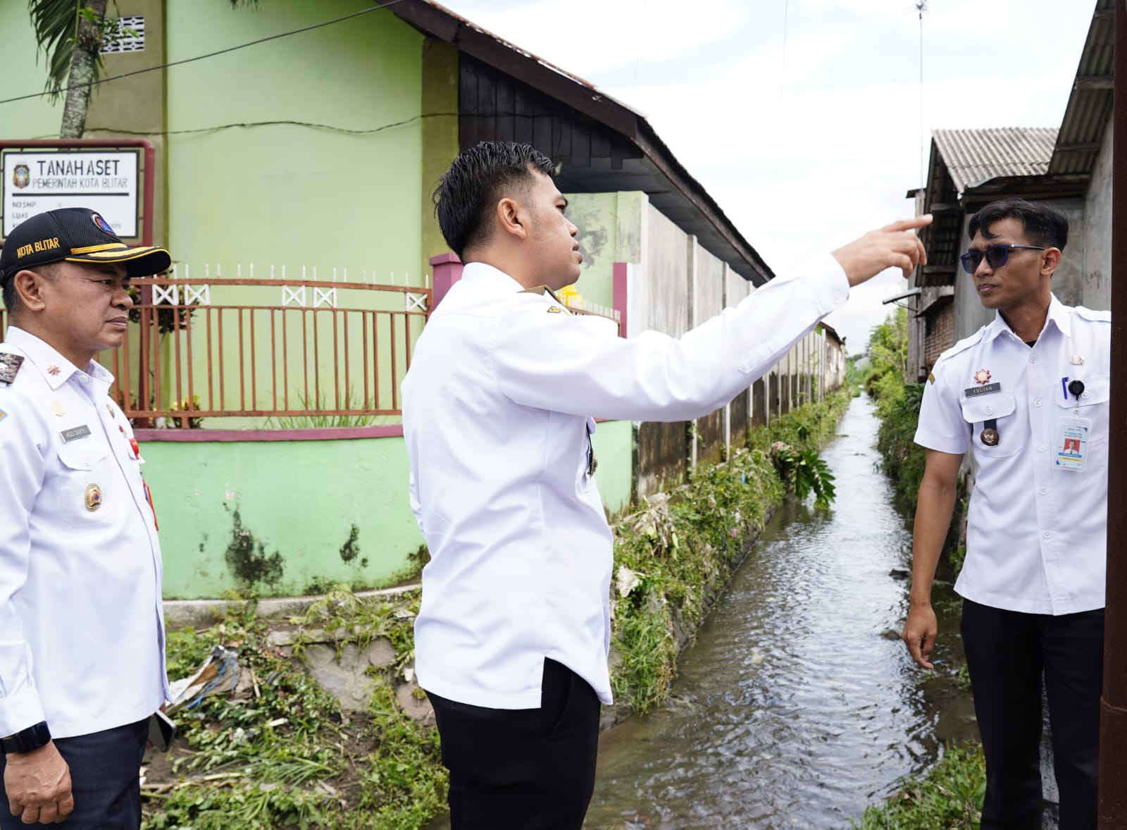 Tinjau Lokasi Genangan Air, Walikota Blitar Siapkan Solusi Pembangunan