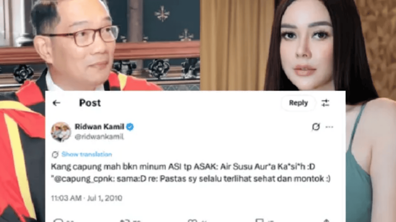 Viral! Cuitan Lama Ridwan Kamil Soal Minum Susu Aura Kasih Kembali Disorot