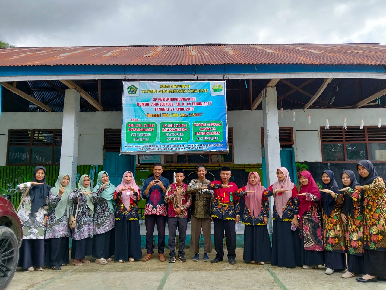 MTs Ulil Albab Tuan Rumah PKKM, Empat Pengawas Bina Kemenag Gowa Lakukan Penilaian