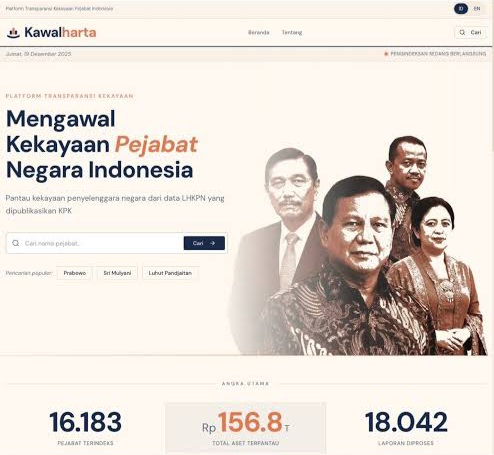 Website 'KawalHarta' Diluncurkan, Ini Manfaatnya