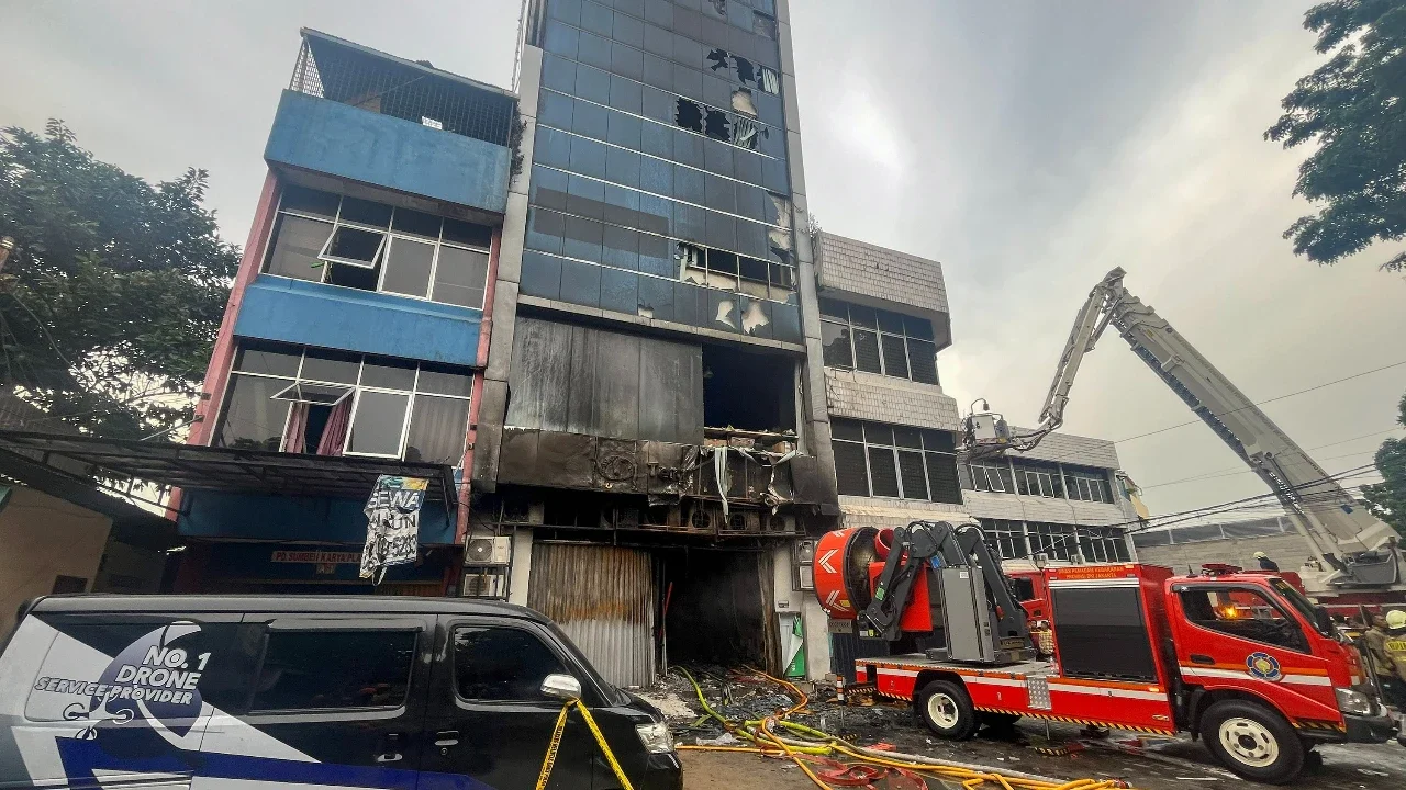 Gedung Terra Drone yang Terbakar Pernah Petakan Kelapa Sawit Sumatera