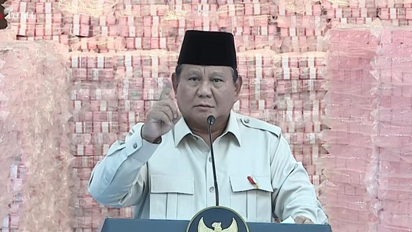 Prabowo Saksikan Penyerahan Uang Senilai Rp6,6 T Hasil Penyelamatan Hutan