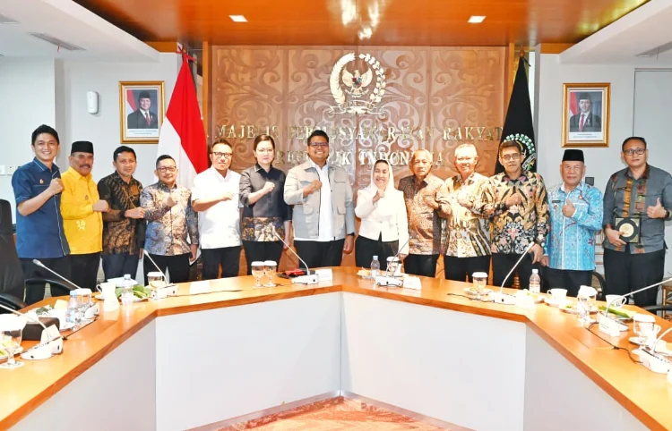 Waka MPR RI, A.M. Akbar Supratman, Bertemu Kepala Daerah Se-Sulawesi Tengah, Dukung Program Prioritas Presiden Prabowo