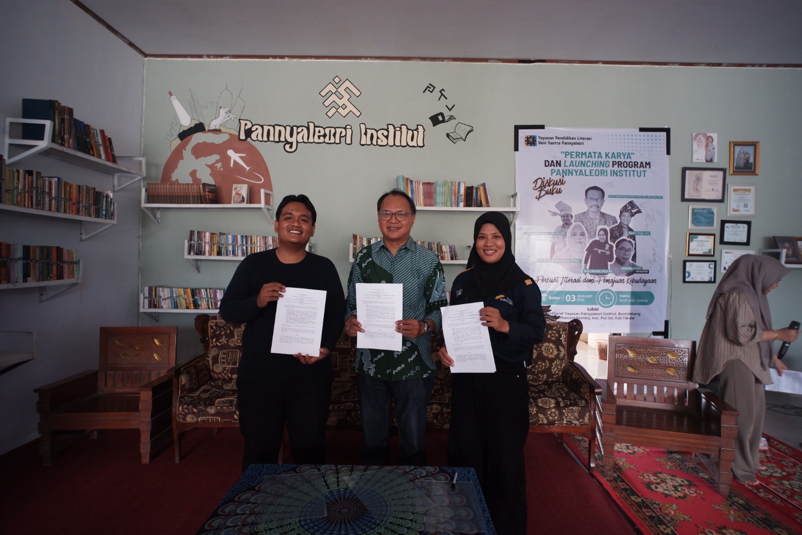 SATUPENA Sulawesi Selatan Teken MoU dengan Pannyaleori Institut dan Subaltern