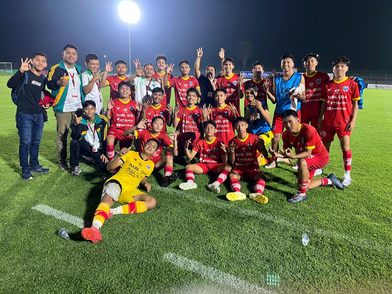 Nabil FC Raih Kemenangan Pertama Usai Kalahkan PS Siak 2-1