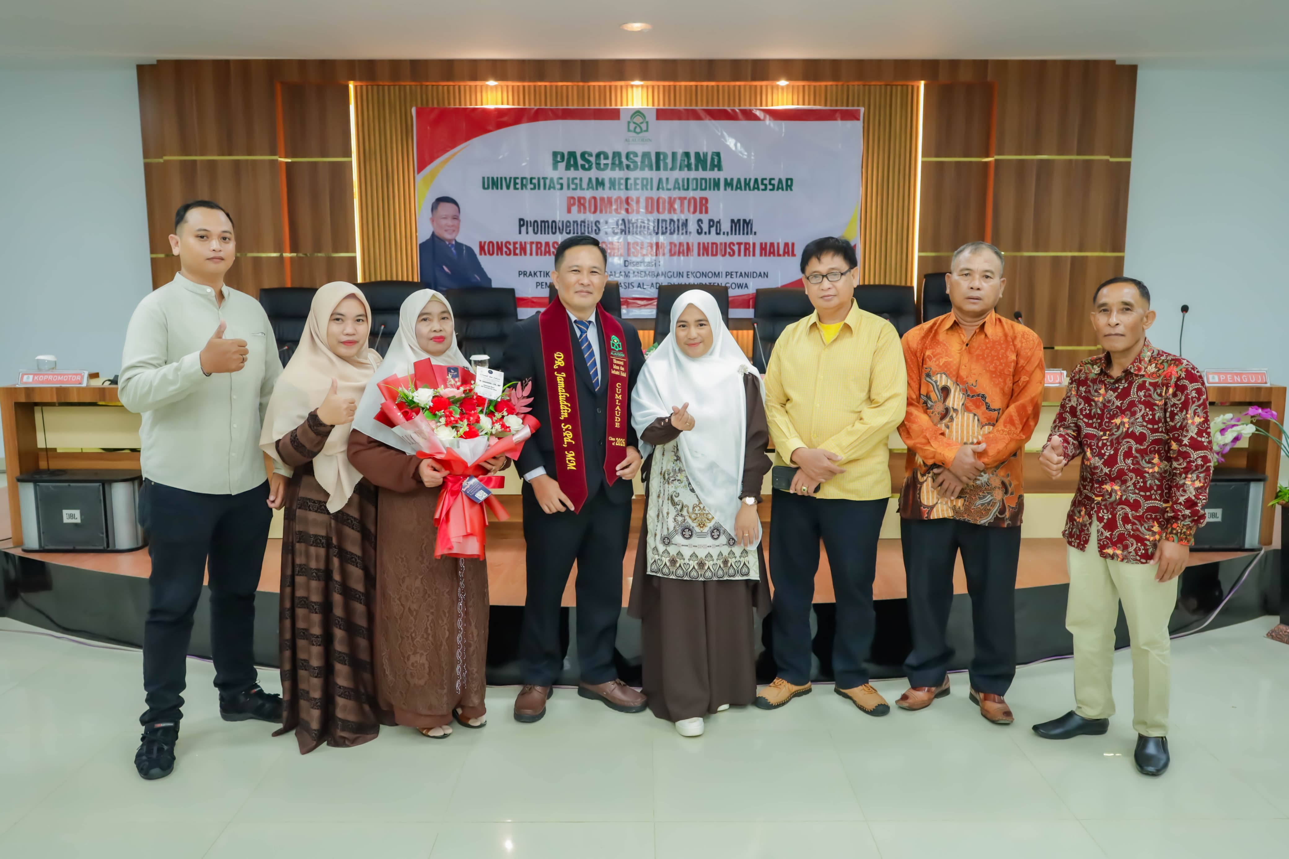 Jamaluddin, Petani Milenial Asal Kanreapia Gowa, Raih Doktor di UIN Alauddin Makassar