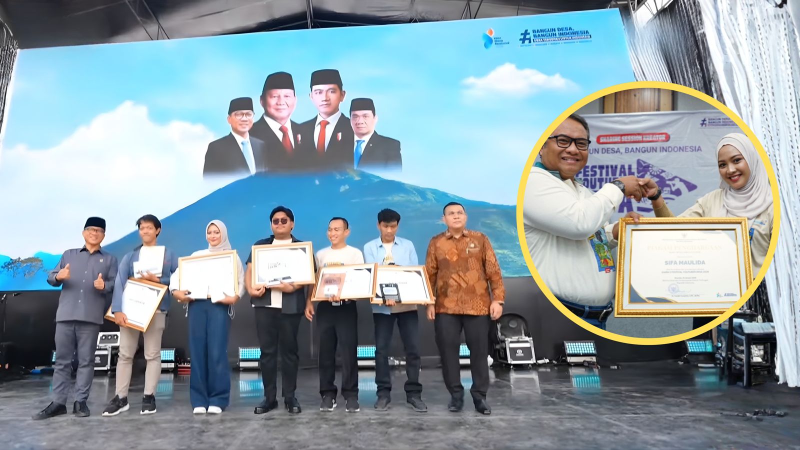 Kreator Medan Sifa Maulida Ukir Prestasi Nasional di Festival YouTuber Desa 2026
