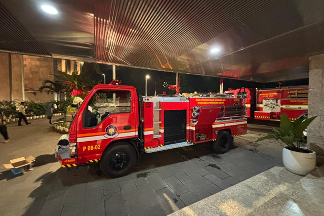 Ruang Masjid Istiqlal Terbakar saat Tarawih