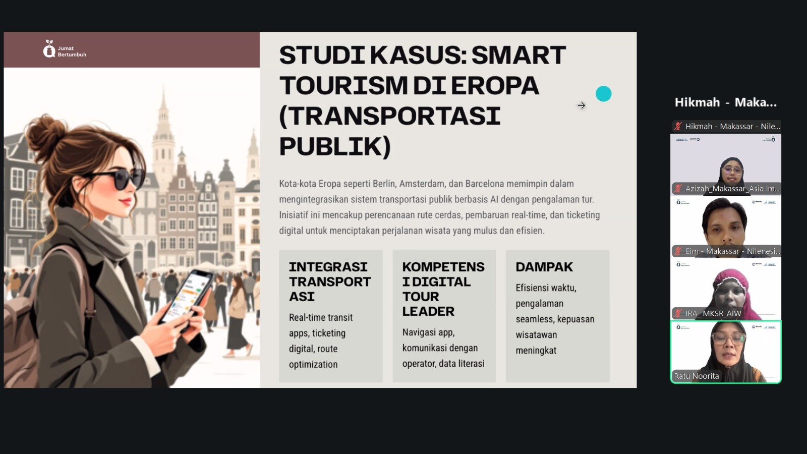Jumat Bertumbuh 2: Membedah Peran AI untuk Tour Leader Masa Depan