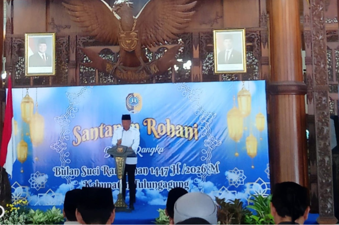 Santapan Rohani di Pendopo Tulungagung, KH Ahmad Subhi Tekankan Puasa sebagai Perisai Spiritual