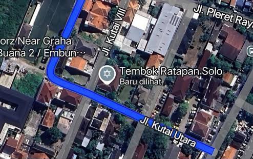 Kediaman Jokowi Mendadak Viral Usai Diberi Nama 'Tembok Ratapan Solo' di Google Maps