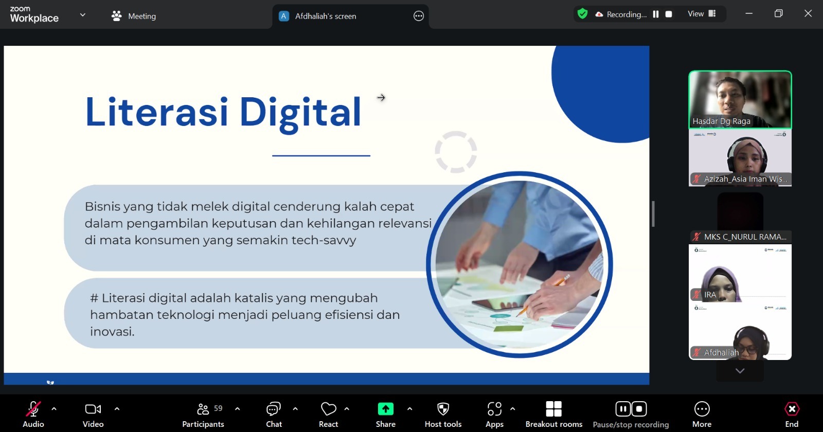 Lebih dari 60 Peserta Antusias Ikuti Pelatihan Literasi Digital Bisnis oleh Akademi Nilenesia