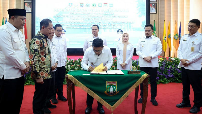 Andra Soni Sepakati Proyek PSEL, Sampah Diolah Jadi Sumber Listrik