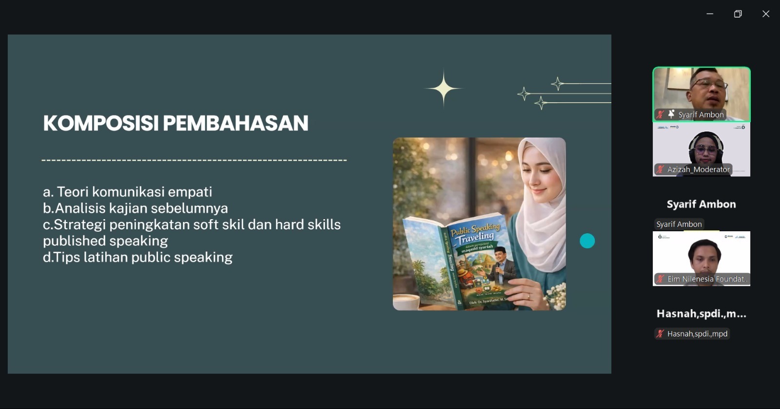 Akademi Nilenesia Gelar Jumat Bertumbuh #6, Angkat Komunikasi Empati dalam Public Speaking