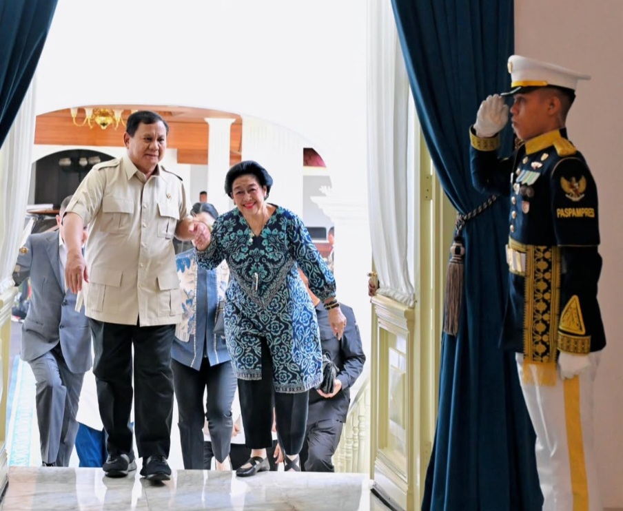 Prabowo Jamu Megawati di Istana, Bahas Hal Genting
