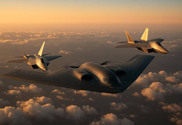 AS Klaim Hancurkan Rudal Balistik Iran Pakai Bomber B-2