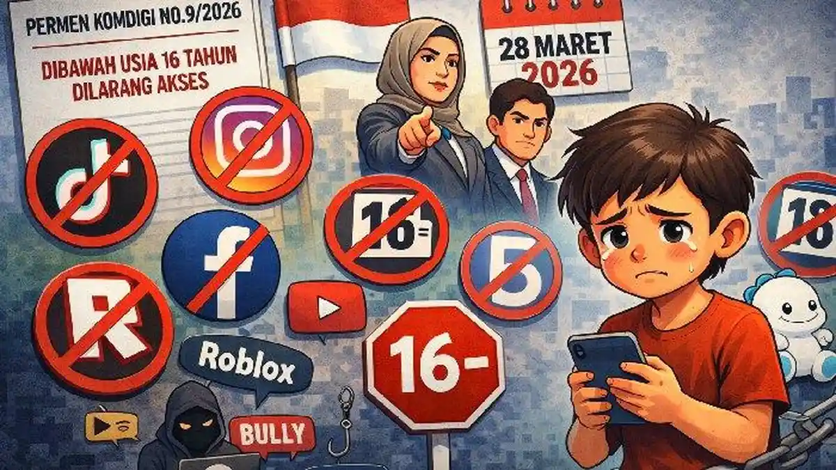 Per 28 Maret 2026, Youtube hingga Instagram Tidak Bisa Diakses Anak di Bawah 16 Tahun