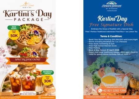Rayakan Hari Kartini 2026 dengan Promo Spesial dari Howard Johnson by Wyndham Tangerang & Aroma Bumbu Eatery & Cafe