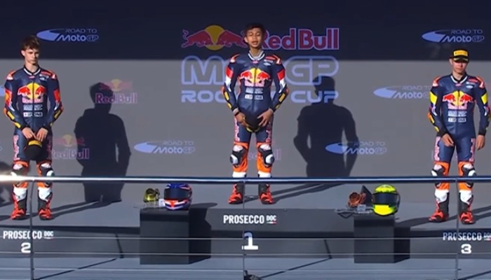 Pembalap Muda Indonesia Juarai MotoGP Rookies Cup 2026