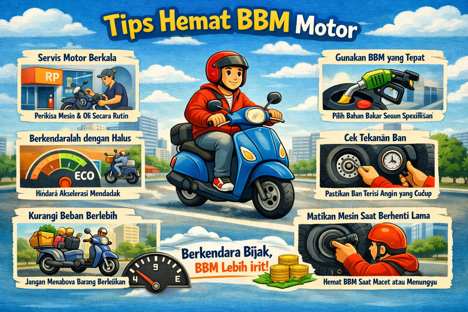 Tips Hemat BBM dan Perawatan Motor di Era Fluktuasi Harga: Panduan Lengkap 2026