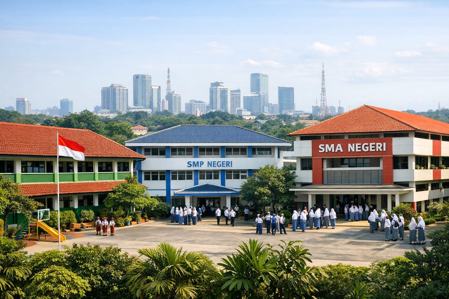 Daftar Sekolah Negeri Tangerang Selatan 2026 (SD/SMP/SMA): Data NPSN, Akreditasi & Kontak Resmi