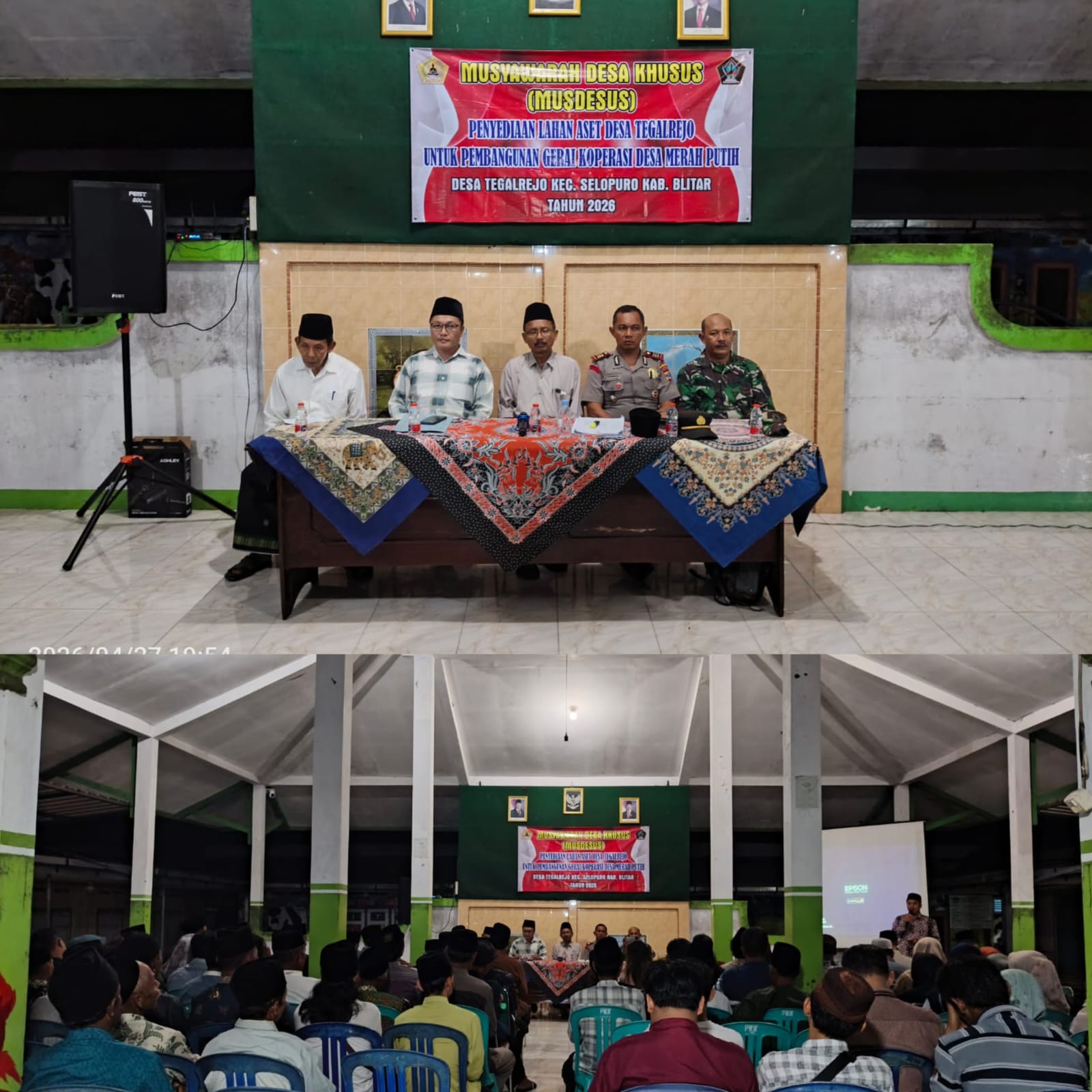 KDMP Desa Tegalrejo Selopuro 'Alhamdulilah' didukung Mayarakat Perkuat Ekonomi Desa