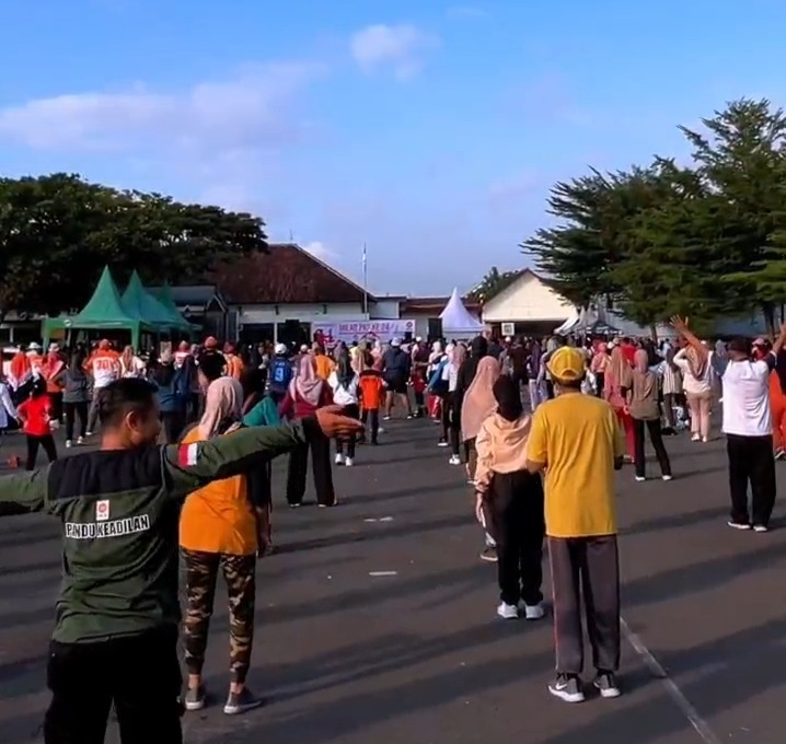 Milad ke-24 PKS di Tulungagung adakan Senam Massal & Bazzar UKM